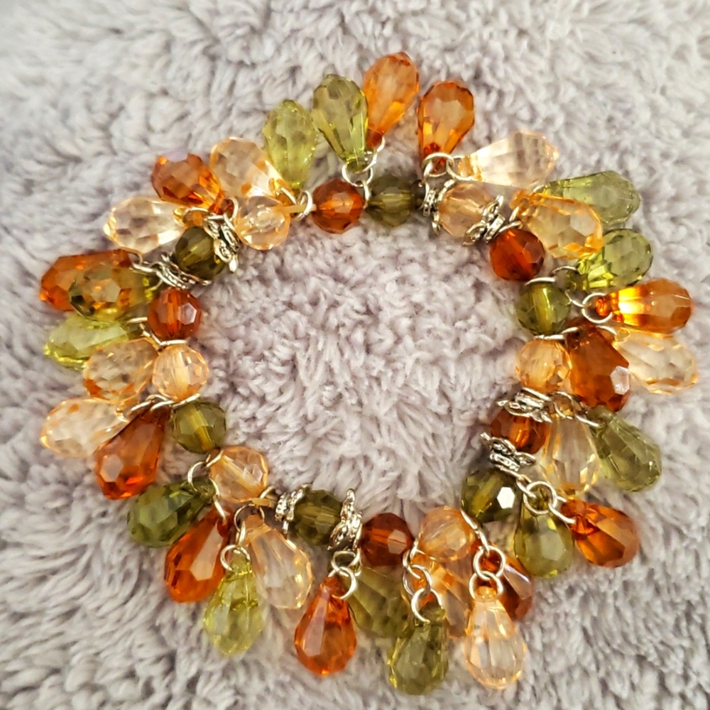 《 Earth Tone Charm Bracelet 》